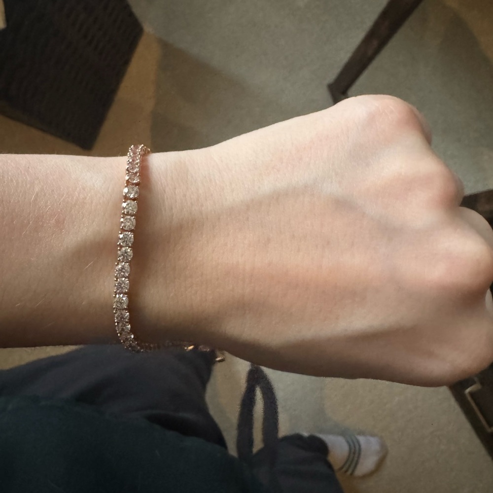 Swarovski Rose Gold Crystal Bracelet
